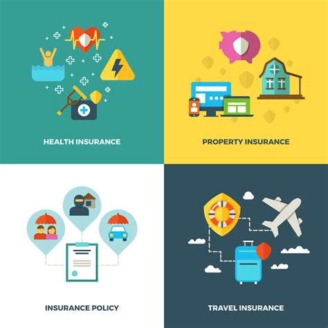 Insurance vector flat background concepts By Microvector | TheHungryJPEG