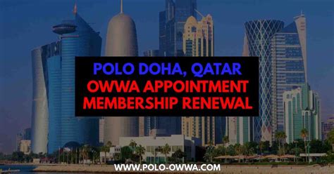 Schedule OWWA Appointment Membership Doha, Qatar | POLO-OWWA