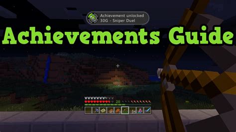 Minecraft Xbox 360 + One - New Achievements Guide - YouTube