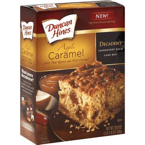 Duncan Hines Apple Caramel Decadent Cake Mix | Cake & Cupcake Mix ...