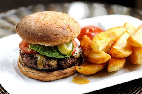 Beef Burger Recipe With Stilton Rarebit - Great British Chefs