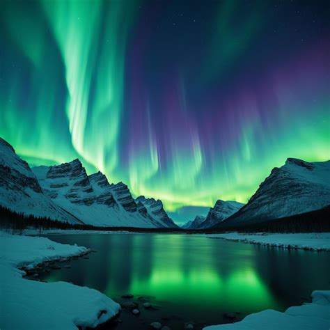 Premium Photo | Northern lights in canadanorthern lights in canada