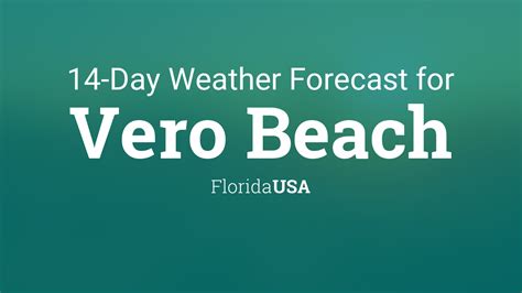 Vero Beach, Florida, USA 14 day weather forecast