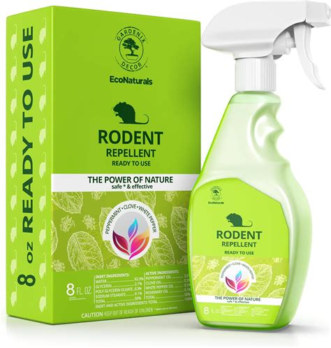 Amazon.com: Gardenix Decor Rodent Repellent Spray – 8 oz Ready to use ...