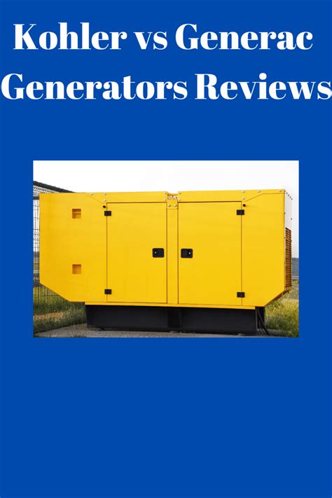 Kohler vs Generac Generators Reviews - Generators Zone