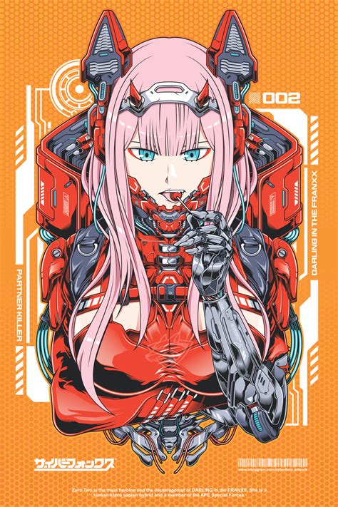 ArtStation - Zero Two 002 - Darling in the Franxx (Cybernatic version)