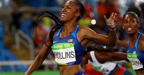 American Brianna Rollins Takes Gold In 100M Hurdles - CBS Texas