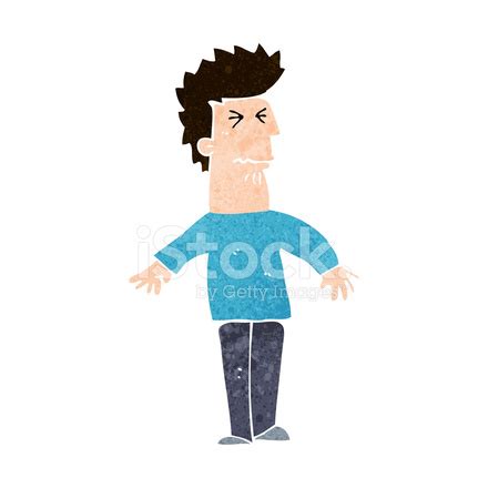 Cartoon Stressed Man Stock Photo | Royalty-Free | FreeImages