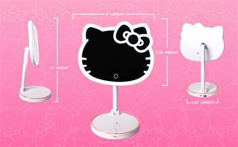 Hello Kitty LED Rechargeable Makeup Mirror