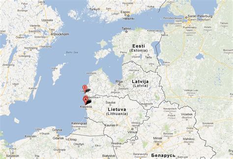 Liepaja Map - Latvia