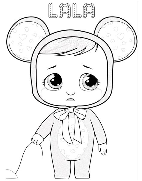 Cry Babies Lala coloring page - Download, Print or Color Online for Free