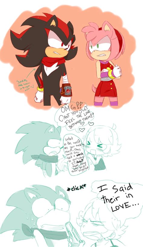 amy meets shadow - Sonic the Hedgehog Fan Art (37215234) - Fanpop