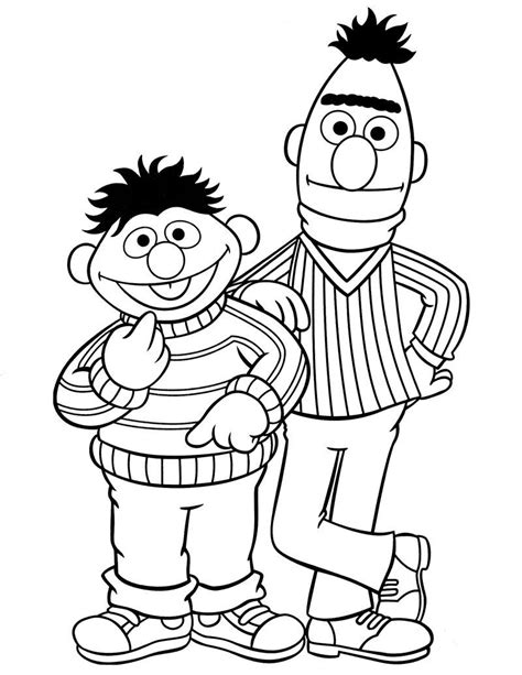 Printable Sesame Street Coloring Pages PDF - Coloringfolder.com | Kleurboek, Boek bladzijden ...