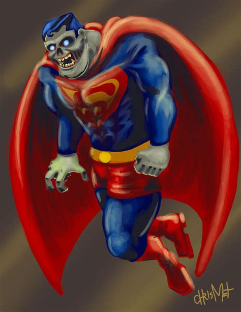 Zombie Superman by chrismoet on DeviantArt