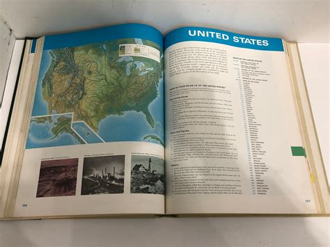 Antique Book The World Book Atlas Hardcover 1969 593 | Etsy