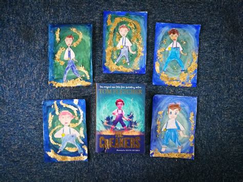 The Creakers by Tom Fletcher. Mixed media recreation of The Creakers cover by a Year 3/4 class ...