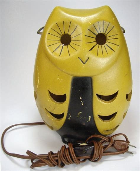 Vintage Mustard Yellow Ceramic Patio Owl Lamp Retro | Etsy | Owl lamp, Owl, Yellow ceramics