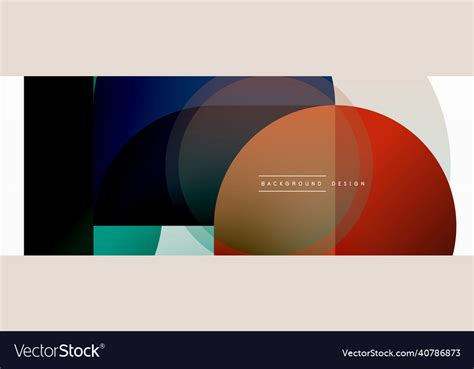 Geometrical minimal wallpaper geometric shapes Vector Image