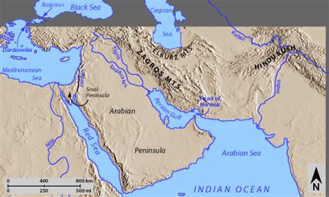 Middle East Map Of Rivers - Get Latest Map Update