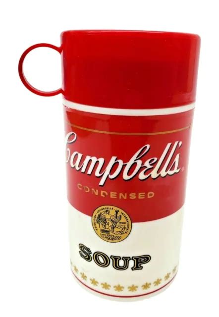 CAMPBELLS SOUP THERMOS Red 11.5 oz Mug USA maid Vintage 1998 nice $24. ...