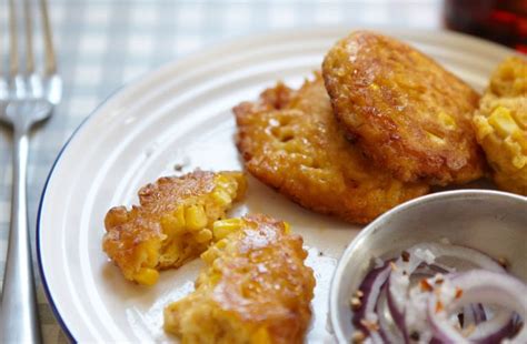 Sweetcorn fritters | American Recipes | GoodtoKnow