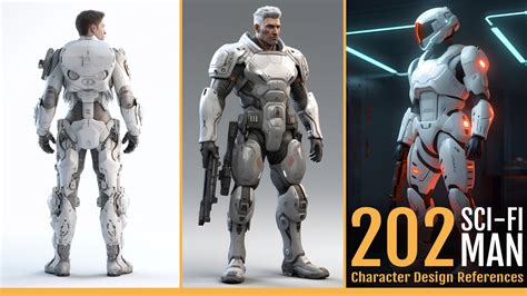 ArtStation - 202 Sci-fi Character Design Reference Images [men] | Artworks