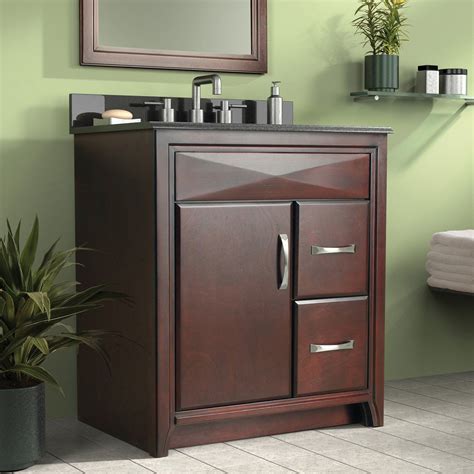 Foremost Cavett 30-in. Single Bathroom Vanity - Left Side Drawers | 30 ...