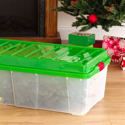 Plastic Christmas Tree Storage Bin - pic-flamingo