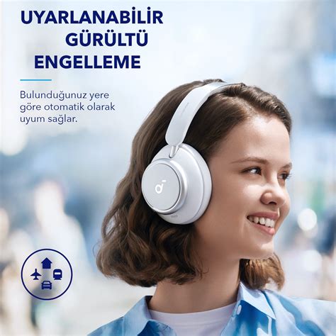 Anker Soundcore Space Q45 Bluetooth Kulaklık - Beyaz | Anker