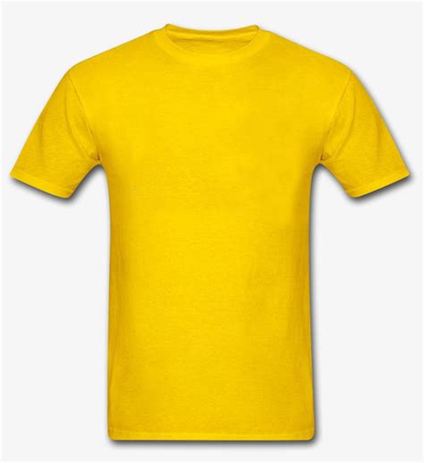 Free T Shirt Template - Yellow Tshirt PNG Image | Transparent PNG Free ...