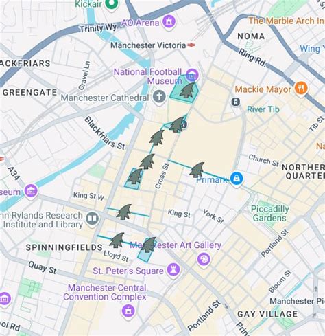 Manchester Christmas Markets Map - Google My Maps