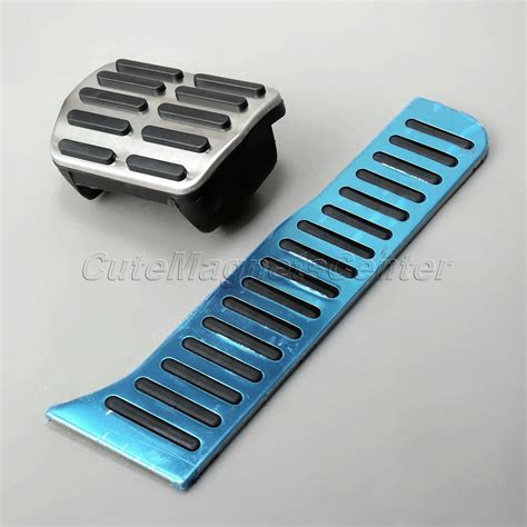 Car Styling Fuel Brake Foot Pedal Fitment for AUTO Transmission AT Left Hand Drive Car covers ...