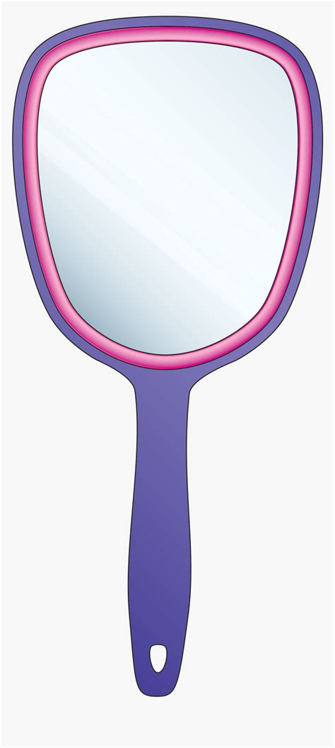 Transparent Hand Held Mirror Clipart - Hand Held Mirror Png Clipart ...