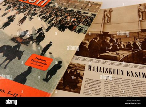 1956 finns finnish organization press magazine citizen hi-res stock photography and images - Alamy