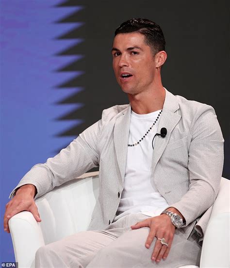 Cristiano Ronaldo drips in diamonds at Dubai sports conference ...