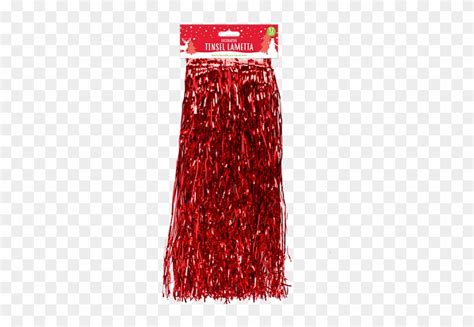 Christmas Tinsel Lametta - Carmine Clipart (#1398872) - PikPng