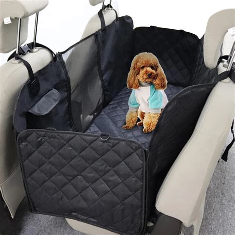 Dog Oxford Fabric Car Seat Covers Waterproof Pet Back Bench Seat Travel Car Seat Covers Mat for ...