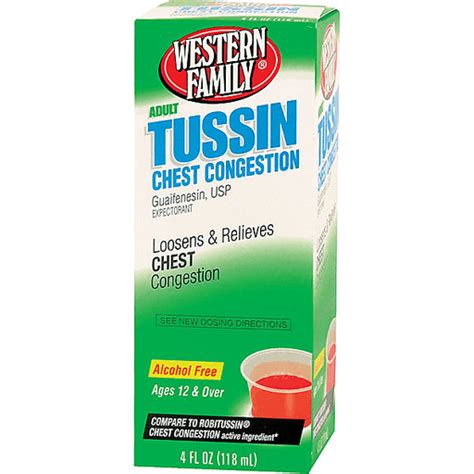 Adult Tussin Chest Congestion Liquid | Northgate Market