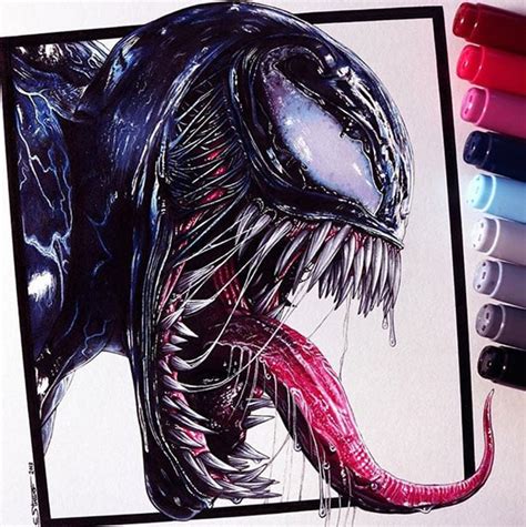 30+ Most Amazing Venom Movie (2018) Fan Art Illustrations & Drawing ...