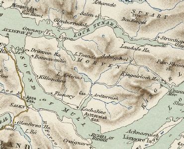 History of Morvern, in Highland and Argyll | Map and description Historical Maps, British Isles ...