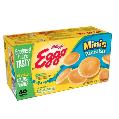 Kellogg's Eggo Frozen Mini Pancakes - 14.1oz in 2020 | Mini pancakes, Eggo pancakes, Bacon toaster