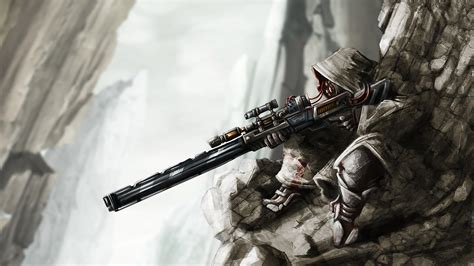 Sci-Fi, Sniper, 4K, 3840x2160, #30 Wallpaper PC Desktop