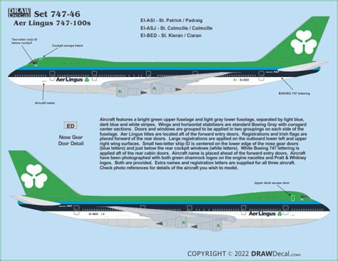 Aer Lingus 747-100s – DRAW Decal