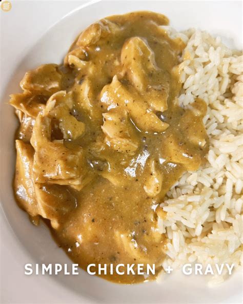 Chicken rice and gravy – Artofit