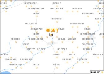 Hagen (Germany) map - nona.net