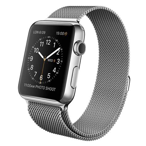 Milanese Magnetic Band for Apple Watch 38mm / 40mm / 41mm Silver