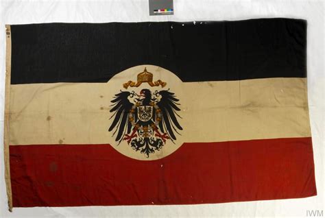 Colonial flag of the German Empire captured by the British at Neu ...