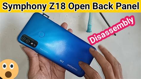 Symphony Z18 open back panel and Disassembly - YouTube