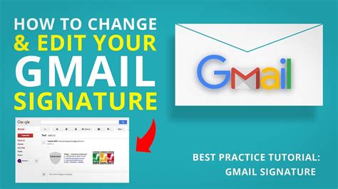 HOW TO ADD A LOGO TO YOUR GMAIL SIGNATURE | Gmail Tutorial - YouTube