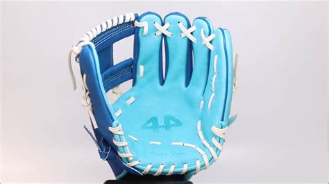 44 Pro Custom Baseball Glove Signature Series Royal Blue Sky White I web - YouTube